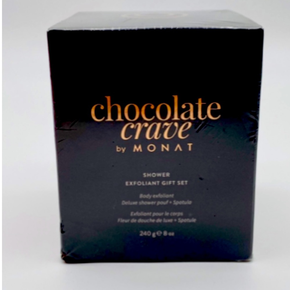 Monat chocolate body scrub